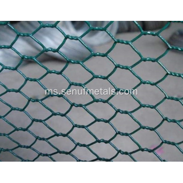 Hexagonal wire netting twist normal